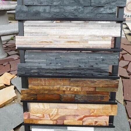 Schöne Auswahl verschiedener Steinpaneele