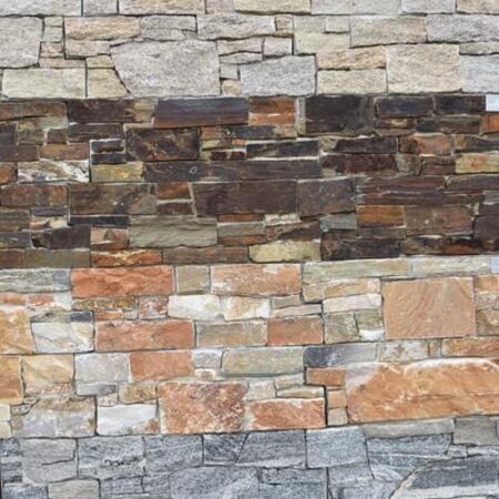 Schöne Auswahl verschiedener Steinpaneele